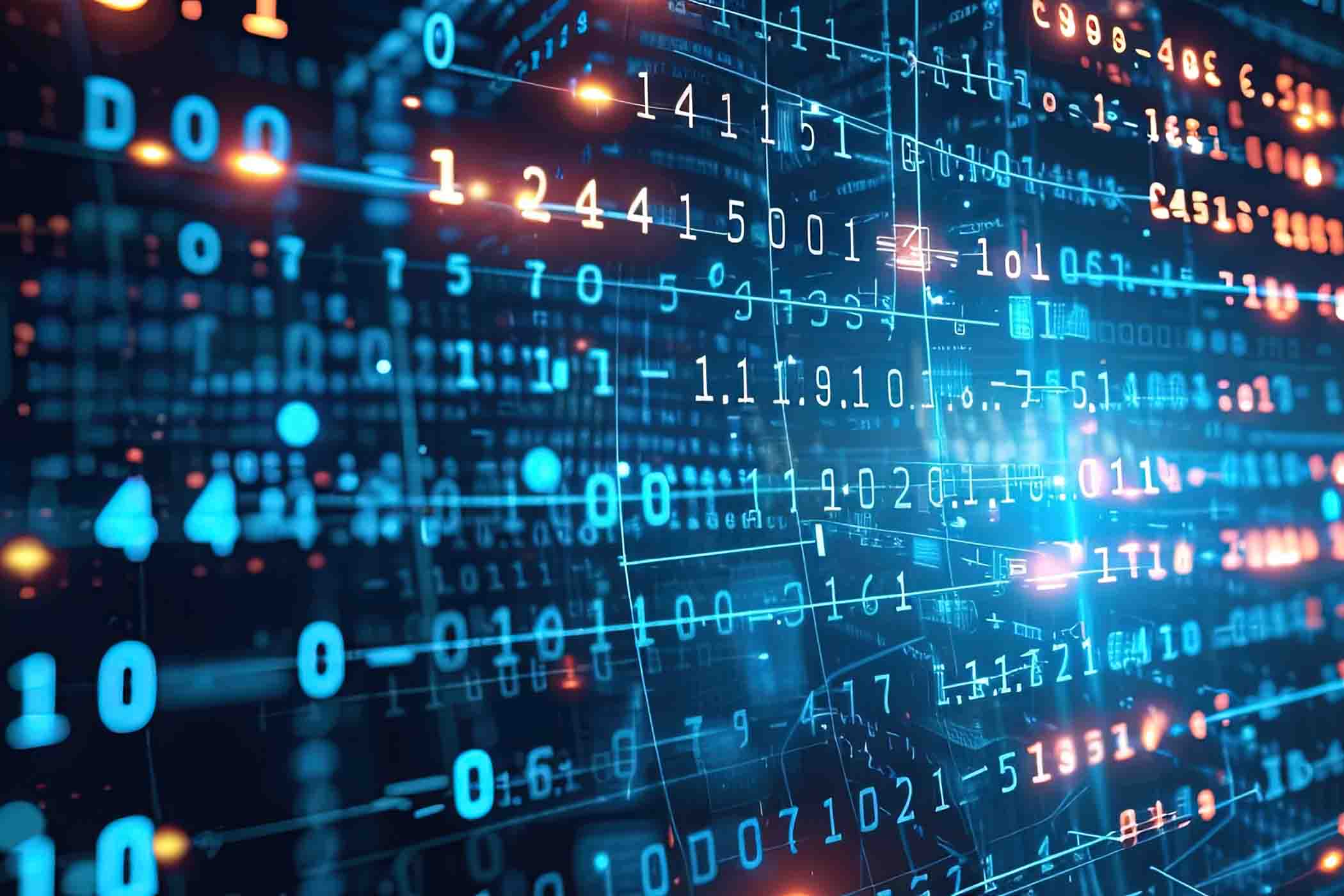 Computer sign with data